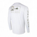 Camiseta Aquatek Open Seas Camo Blanco PELAGIC