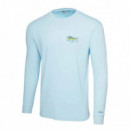 Camiseta Aquatek Mahi Mind Light Blue PELAGIC