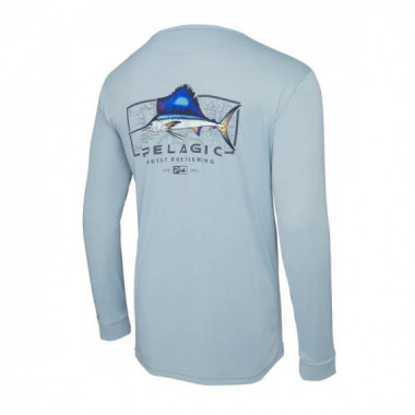 Camiseta Aquatek Sailfish Mind Slate PELAGIC