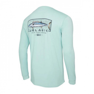 Camiseta Aquatek Wahoo Mind Turquesa PELAGIC