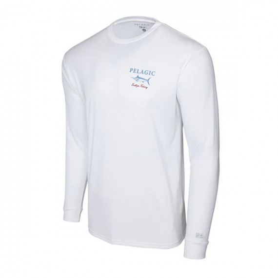 Camiseta Aquatek Marlin Made Blanco PELAGIC - Guanxe Atlantic Marketplace