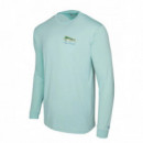 Camiseta Aquatek Goione Mahi Turquesa PELAGIC