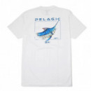 Camiseta Premium Goione Marlin Blanco PELAGIC