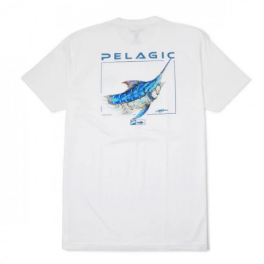 Camiseta Premium Goione Marlin Blanco PELAGIC