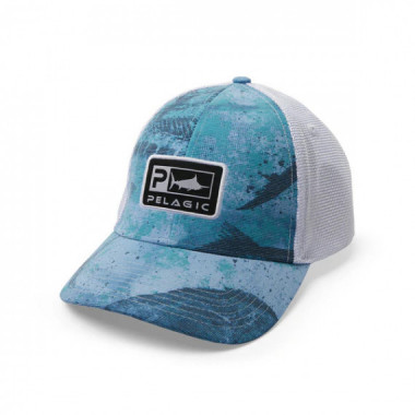 Gorra Open Seas Low Pro Trucker Azul PELAGIC