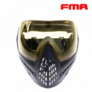 Máscara F1 Completa Lente Amarilla FMA