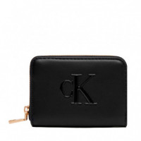 Cartera Bold Medium Zip Around  CALVIN KLEIN