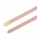 Cinturón Reversible de Piel Granulada con Logo  CALVIN KLEIN