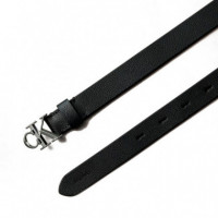 Cinturón de Piel con Hebilla con Monograma de Microesferas  CALVIN KLEIN