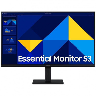 SAMSUNG Monitor Profesional Essential S3 S27D300GAU 27/ Fhd/ Negro Hdmi/ VGA / IPS / Vesa