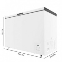 Congelador Bolero Coolmarket Chest 300 White E  CECOTEC