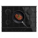 Placa de Gas Bolero Squad G 5400F Glass Black  CECOTEC