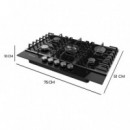 Placa de Gas Bolero Squad G 5200F Glass Black  CECOTEC