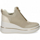 Calcetin+cremallera Malla Beige  MICHAEL KORS