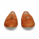 Mocasin Eslabon ante Cuero  LAUREN RALPH LAUREN