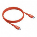 CLUB 3D Cable Usb-c 3.2 GEN2X2 E-marker 1M Naranja