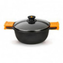 Cacerola Alta BRA Efficient 36CM Aluminio