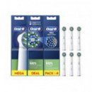 Oral-b Crossaction Cabezales de Recambio para Cepillo Eléctrico (pack de 6)  BRAUN