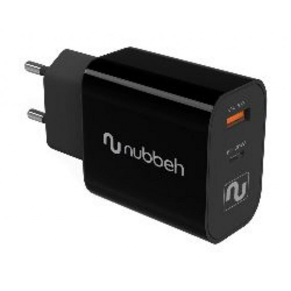 Cargador de Pared NUBBEH Usb-c 30W Negro