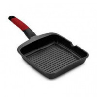 Parrilla Grill BRA Premiere Cuadrada 28 Cm Aluminio Fundido