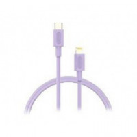 Cable NUBBEH Usb-c a Lightning 1M 2A Lila