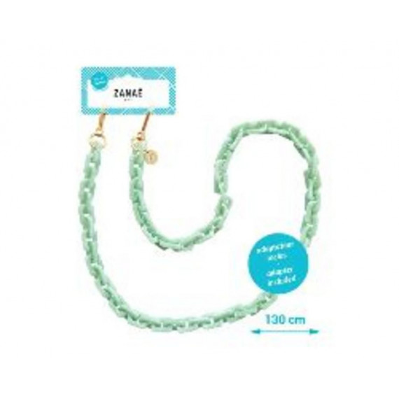 Cadena ZANAE Cosy Cappuccino Matcha 130CM Verde