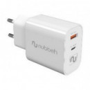 Cargador de Pared NUBBEH 1USB-C 30W Blanco (nbwallchw)