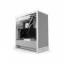 Caja NZXT H5 Flow Blanca - ATX Compacta para Gaming