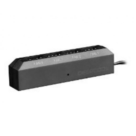 Hub Ventiladores DEEPCOOL FH-04 4P Negro (DP-F04PWM-HUB)