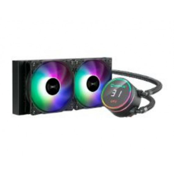 Refrigeración Líquida UNYKA Aquastorm 2X120MM Argb Negra (UK352101)