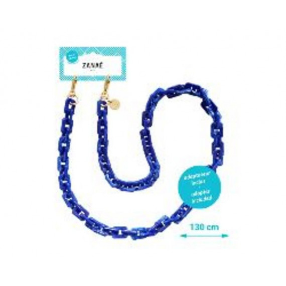 ZANAE Cadena Cosy Blueberry Latte 130CM Azul