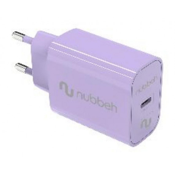 Cargador de Pared NUBBEH Usb-c 25W Lila