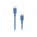 Cable NUBBEH Elisium Usb-c a Usb-c, 1M, Azul