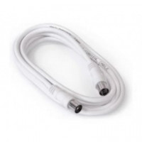 Cable de Antena ENGEL Axil Macho-hembra 2.5M Blanco