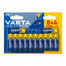 Pilas VARTA Longlife Power Aa Blíster 8+4