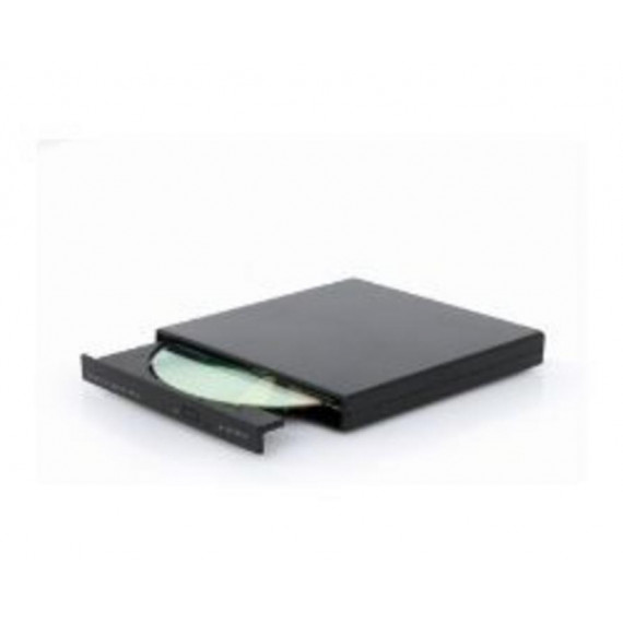 Lector Grabador DVD Externo GEMBIRD USB 2.0 Negro (DVD-USB-04)