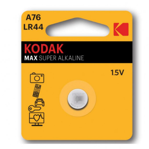 KODAK A76/LR44 Batería Litio 1.5V