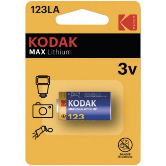 KODAK CR123LA Batería Max Lithium 3V