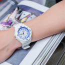 CASIO MRW-200HC-7B2 Reloj Deportivo Hombre Blanco Wr 100M Azul índices Día/fecha