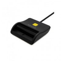 AISENS Lector de Tarjetas Inteligente Dni Usb-c ASCR-SN03C-BK