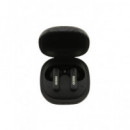 GUESS Auricular BLUETOOTH Logo Negro con Estuche de Carga Manos Libres Asitente por Voz