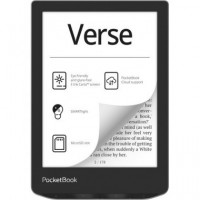 POCKETBOOK Libro Electronico Verse  6"GRIS Mist Smartlight,pantalla Tactil,wifi,ranura Micro Sd