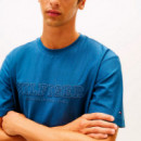 Camiseta de Cuello Redondo con Logo Bordado  TOMMY HILFIGER