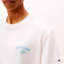 Camiseta Regular con Estampado en la Espalda  TOMMY HILFIGER