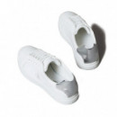 Zapatillas - Brooke de Piel con Lengüeta Plateada  CALVIN KLEIN