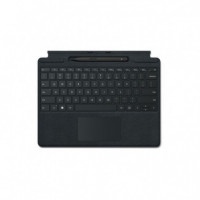 MICROSOFT Teclado Surface Pro 10 Negro con Ranura y Lapiz