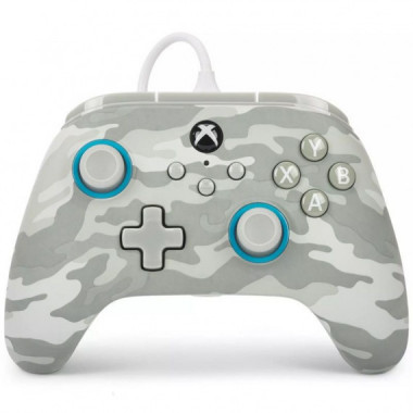 POWER A Gamepad Xbox Series XBGP0187-01R Artic Camo con Cable