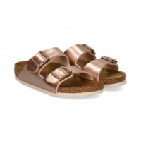 Pala 2 Hebillas Metalizada Cobre  BIRKENSTOCK