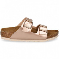 Pala 2 Hebillas Metalizada Cobre  BIRKENSTOCK