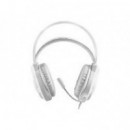 MARS GAMING MH124W Auriculares Gaming Frgb 3.5MM/USB, Blancos